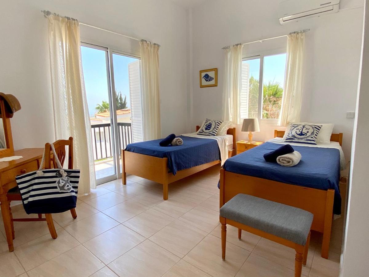 Villa Alicia With Priv Pool, Beautiful Garden And Shady Veranda- 5 Min To The Beach Peyia Exterior foto